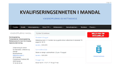 Desktop Screenshot of mandalvoks.no